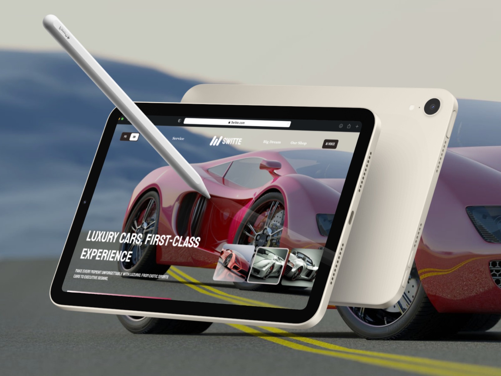 Luxury Car Brand website design Image 0