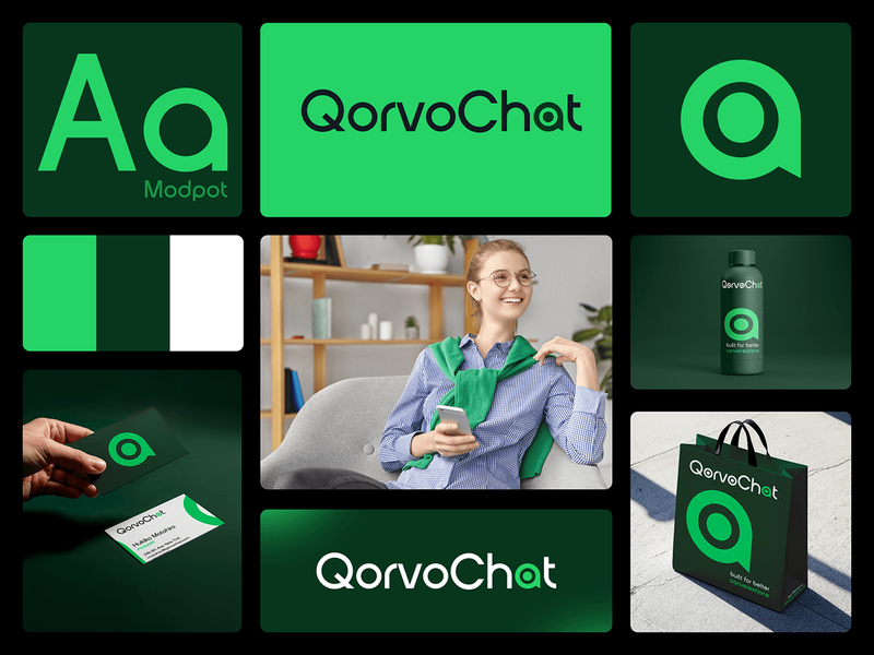 QorvoChat - Brand Identity, Visual Identity Design