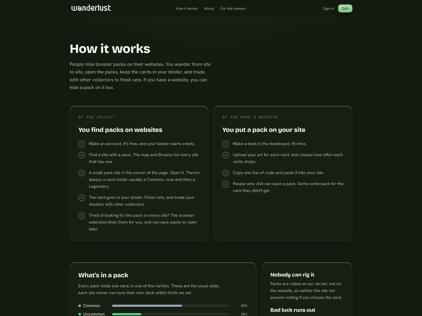 Wanderlust: collect cards hidden on the web Image 2