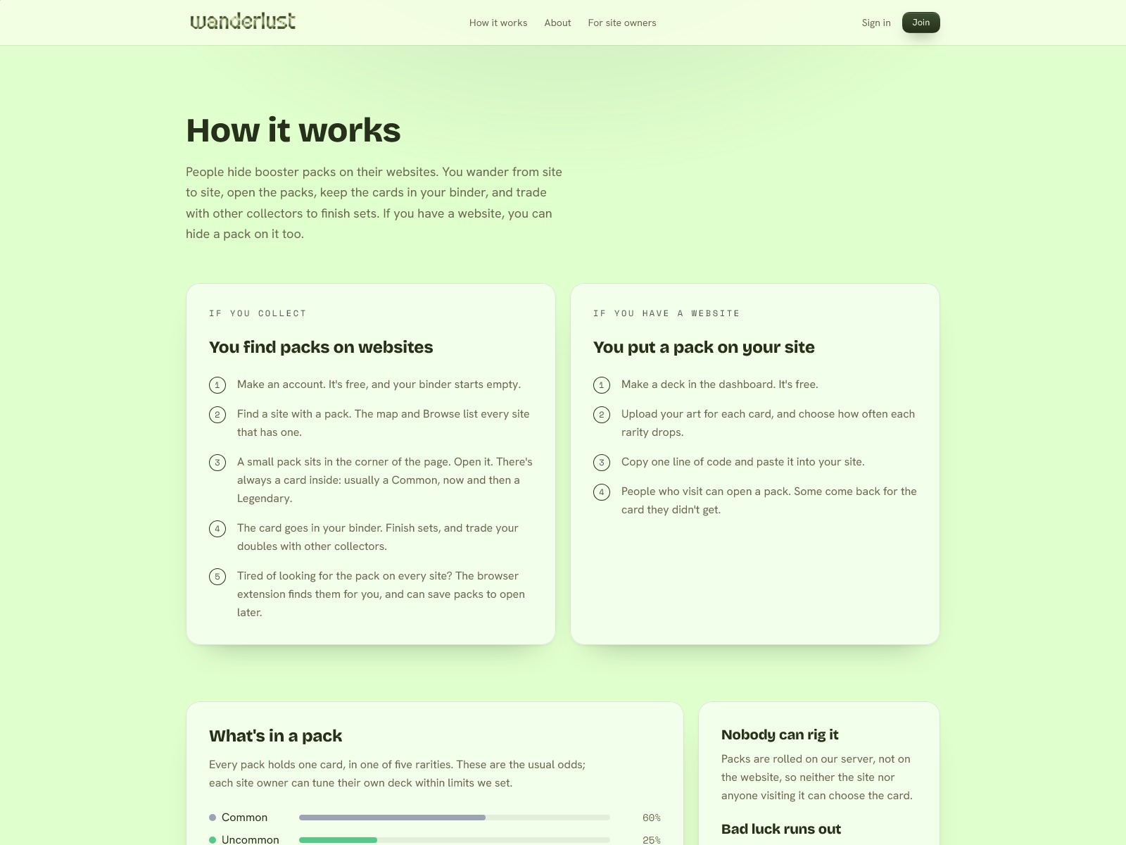 Wanderlust: collect cards hidden on the web Image 5