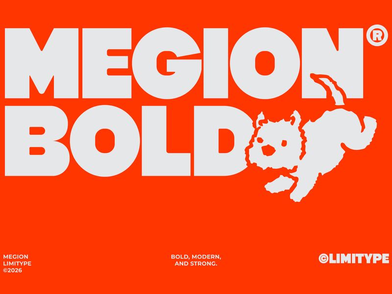 Megion - Bold Display Font