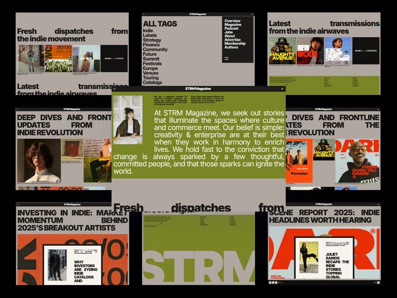 Streamer , an Astro & Tailwind CSS blog & podcast template