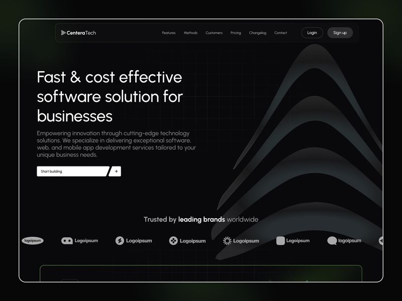 CenteraTech Agency Website - Dark