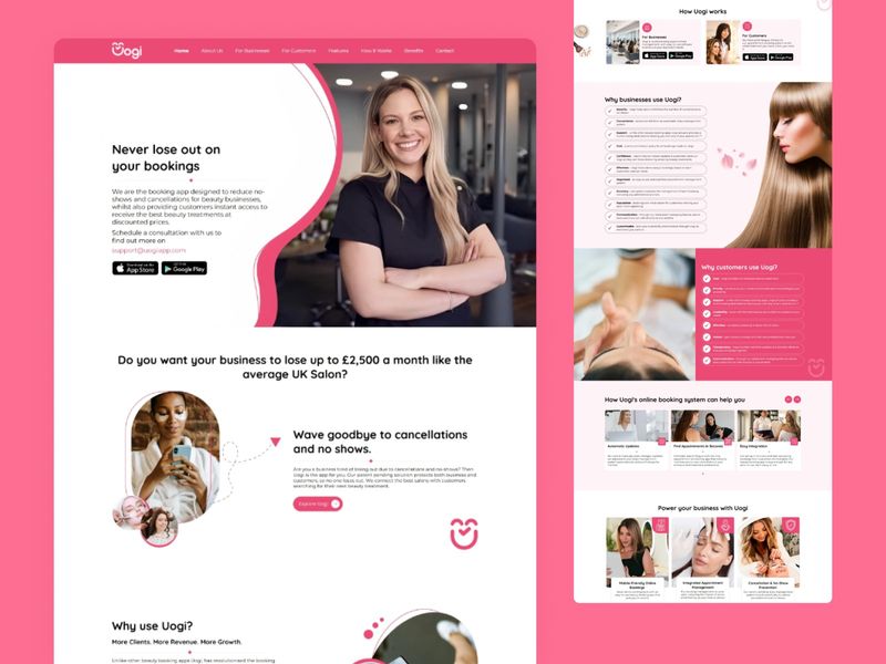 SaaS Authority: Professional Booking UI for the Beauty Industry