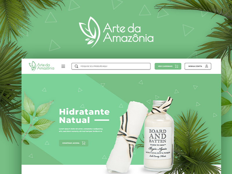 Website // Arte da Amazônia