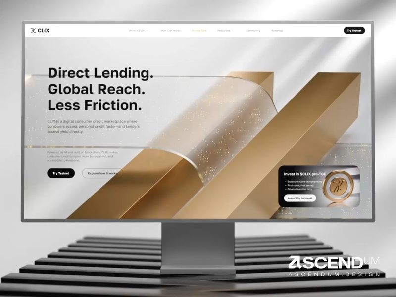 CLIX.MONEY | Branding & Website