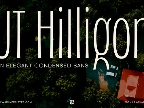 UT Hilligon - Luxury Font inspired by Nature - Universitype