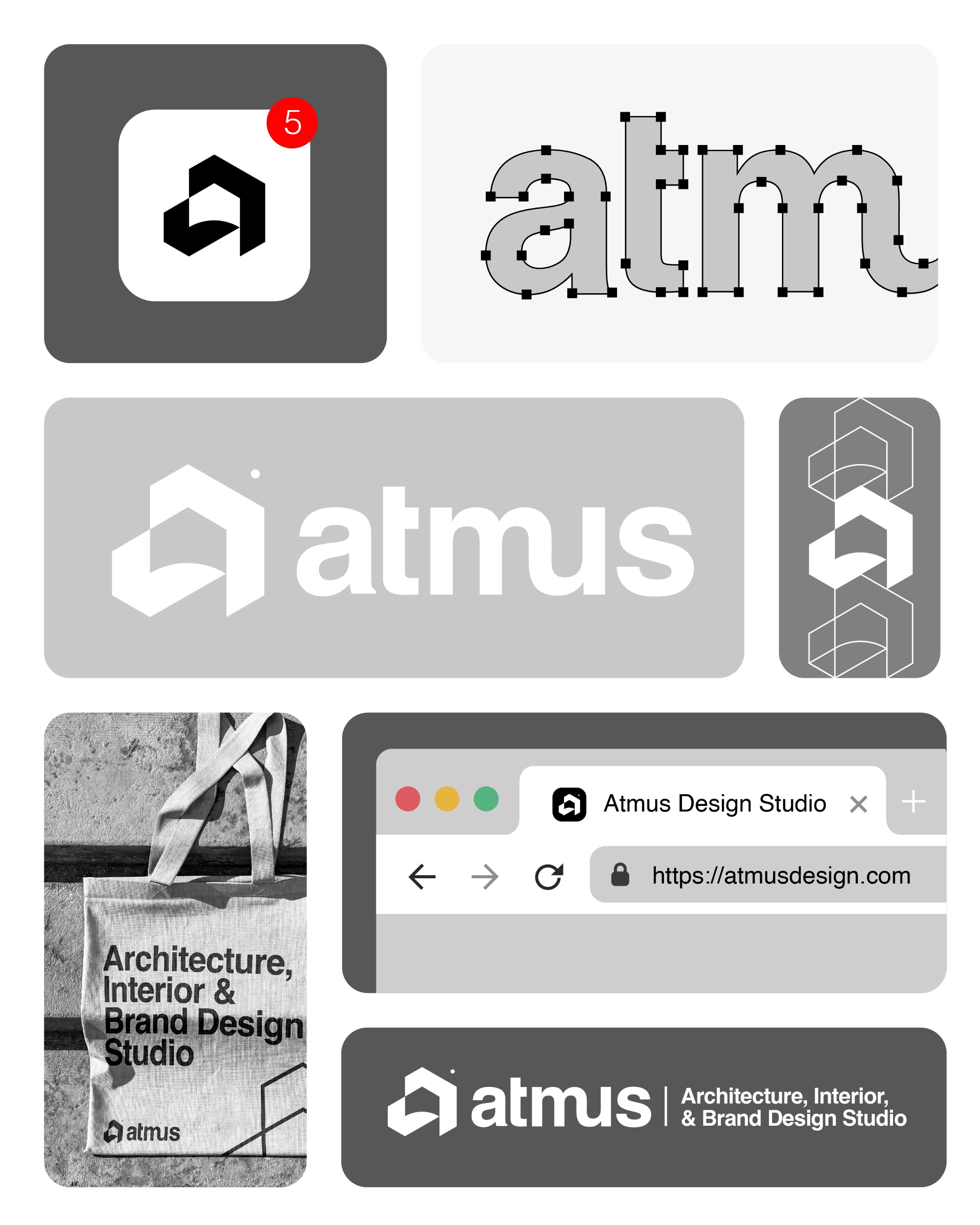 Atmus Design Studio - Architecture Brand Identity Image 1