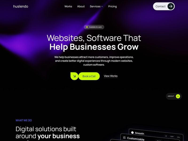 huslendo | Websites & Custom Software for Growing Businesses