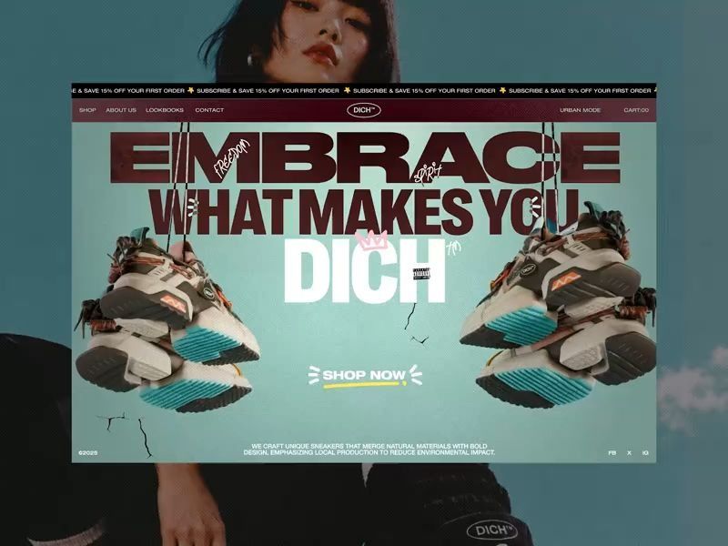 DICH™ Shoes // Ecommerce Website Vol.01
