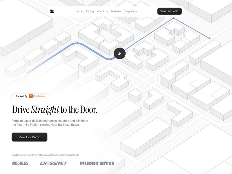 🗺️ Doorstep — Logistics & Routing Landing Page
