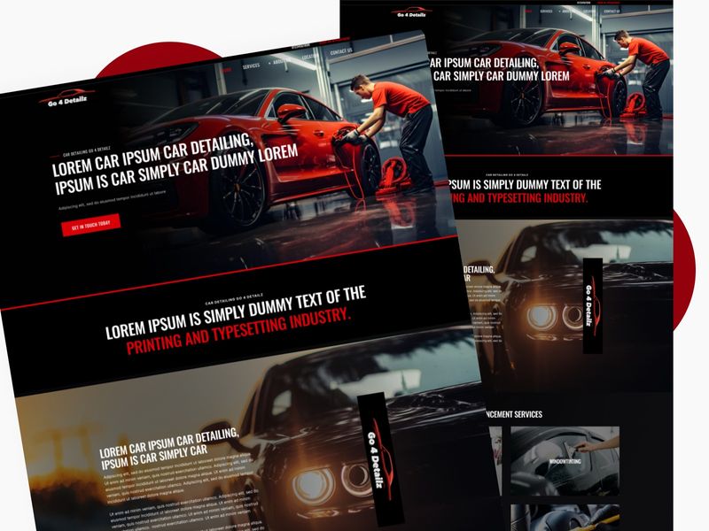 Go 4 Detailz: High-End Automotive Web Design