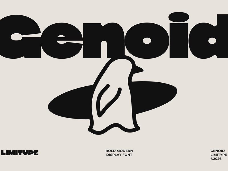 Genoid - Bold Display Font