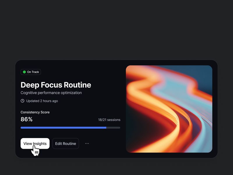 Focus Routine - Consistent UI