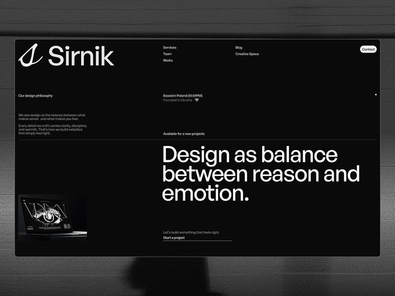 Sirnik — Design Between Reason and Emotion