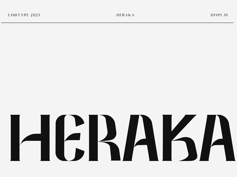 Heraka - Free Display Font