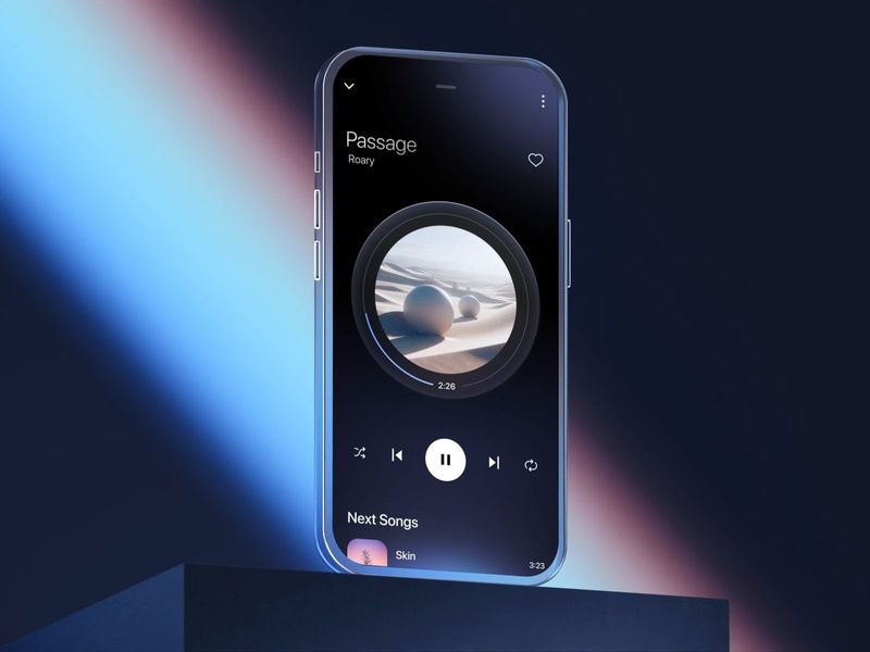 Music App – UI/UX & Interaction for Music Player by AmazingUI