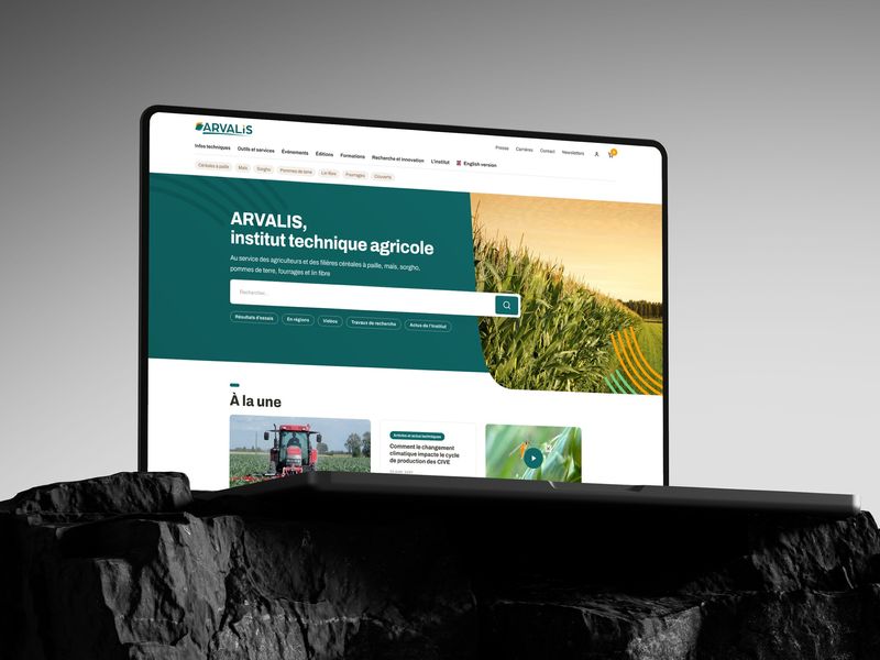 ARVALIS brand rejuvenation and new website