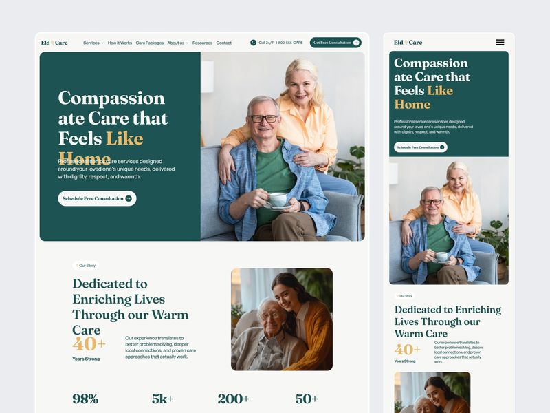 Healthcare Website - Wellness Support