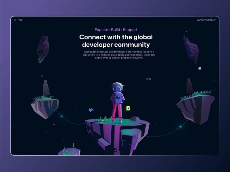 Github Web Experience | Liquidink Design