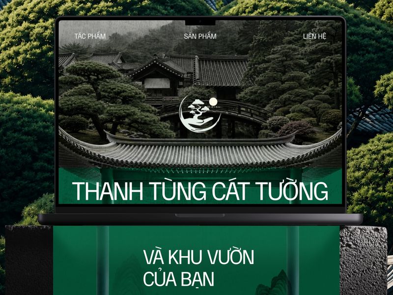 Japanese Garden Website Design