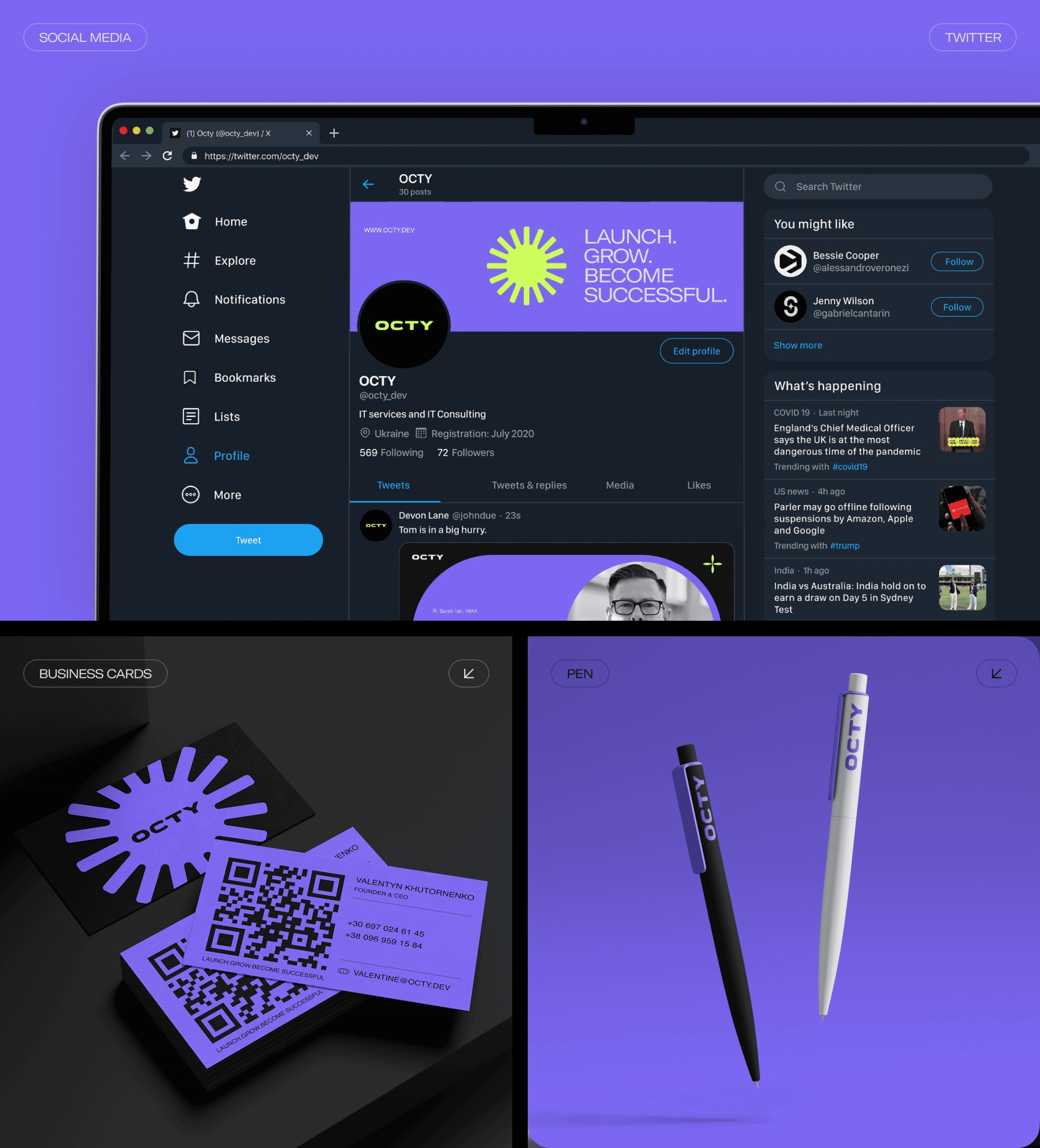 OCTY – Branding & Website Image 8