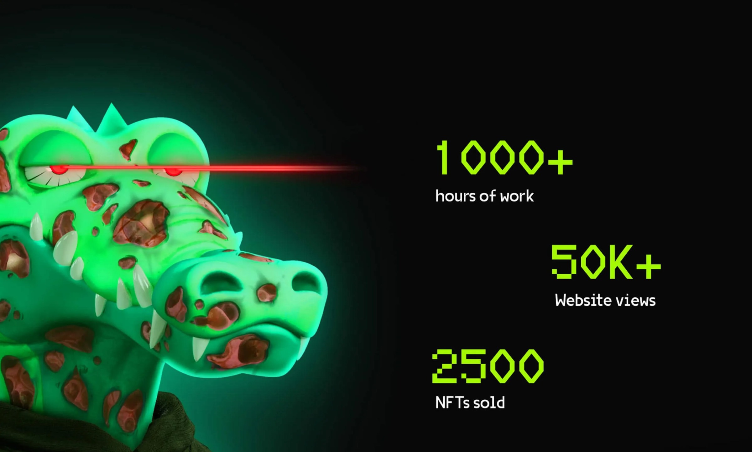 Radioactive Crocs Club – Website for NFT Collection Image 12