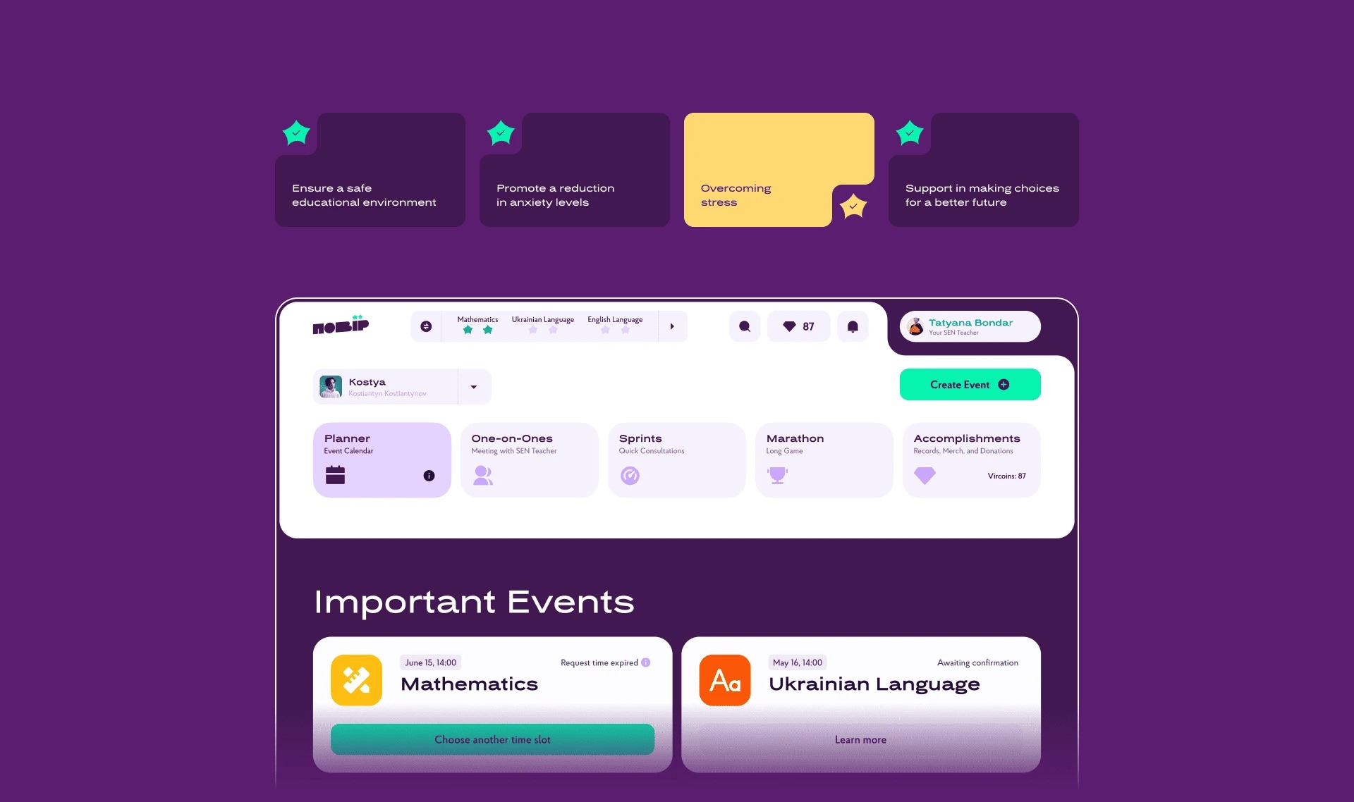 Povir – Edtech Platform UX/UI Design Image 1