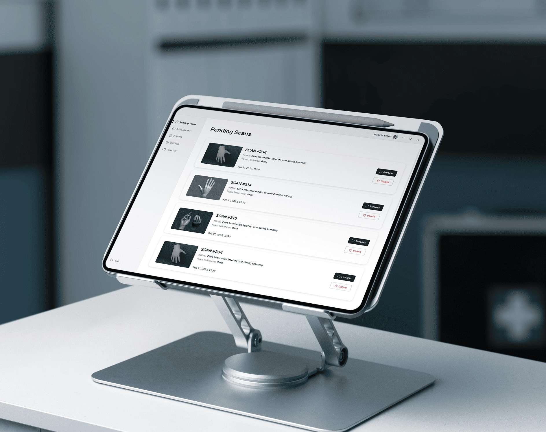 Exoform – MedTech Web App Image 3