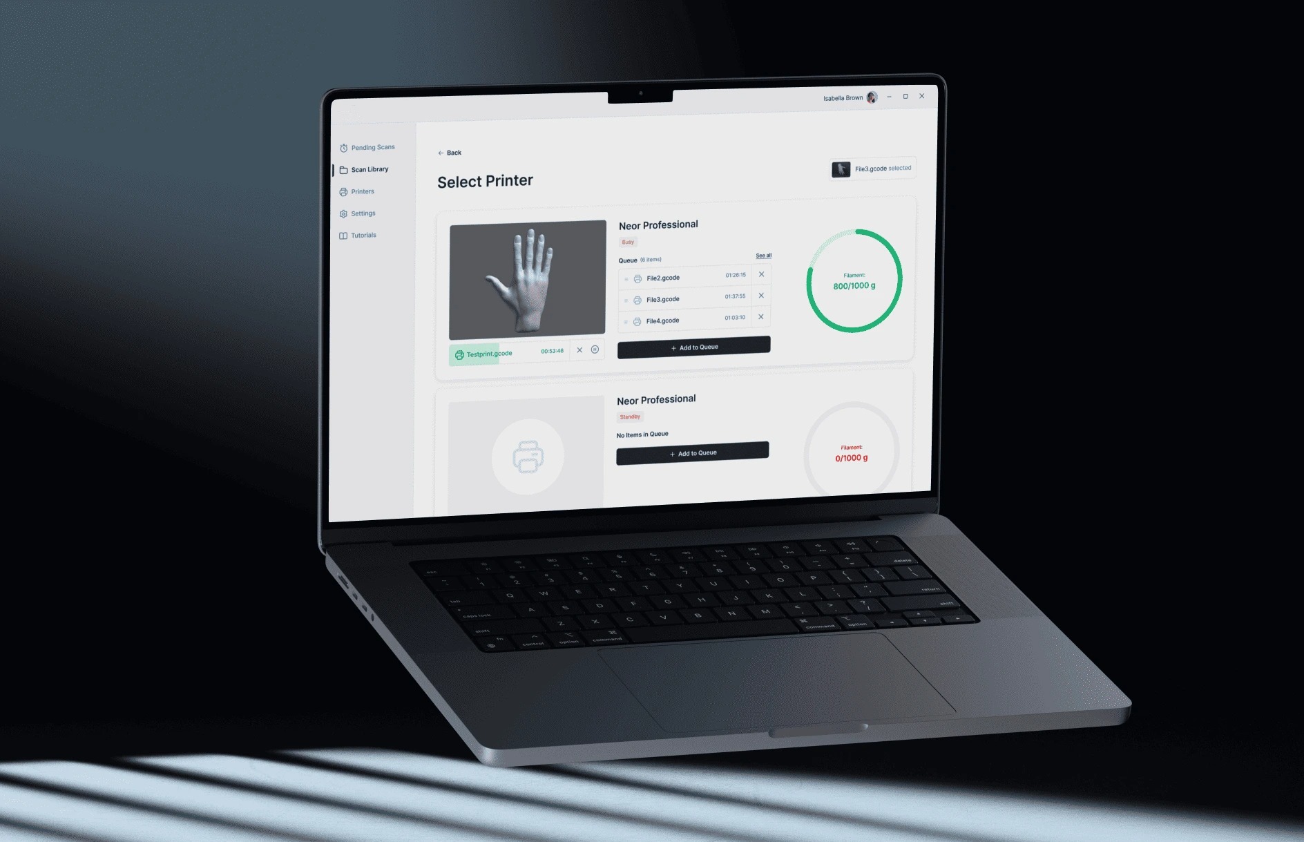 Exoform – MedTech Web App Image 5