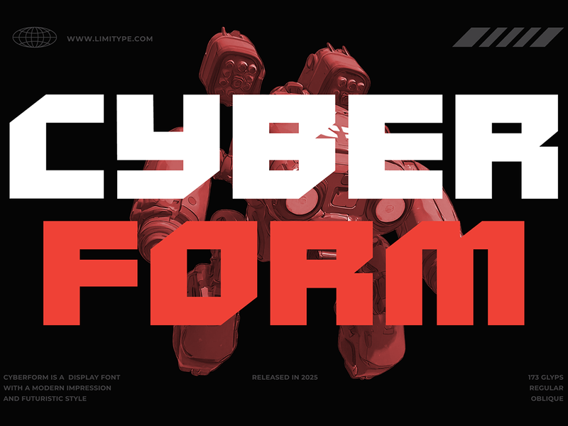 Cyberform - Futuristic Font