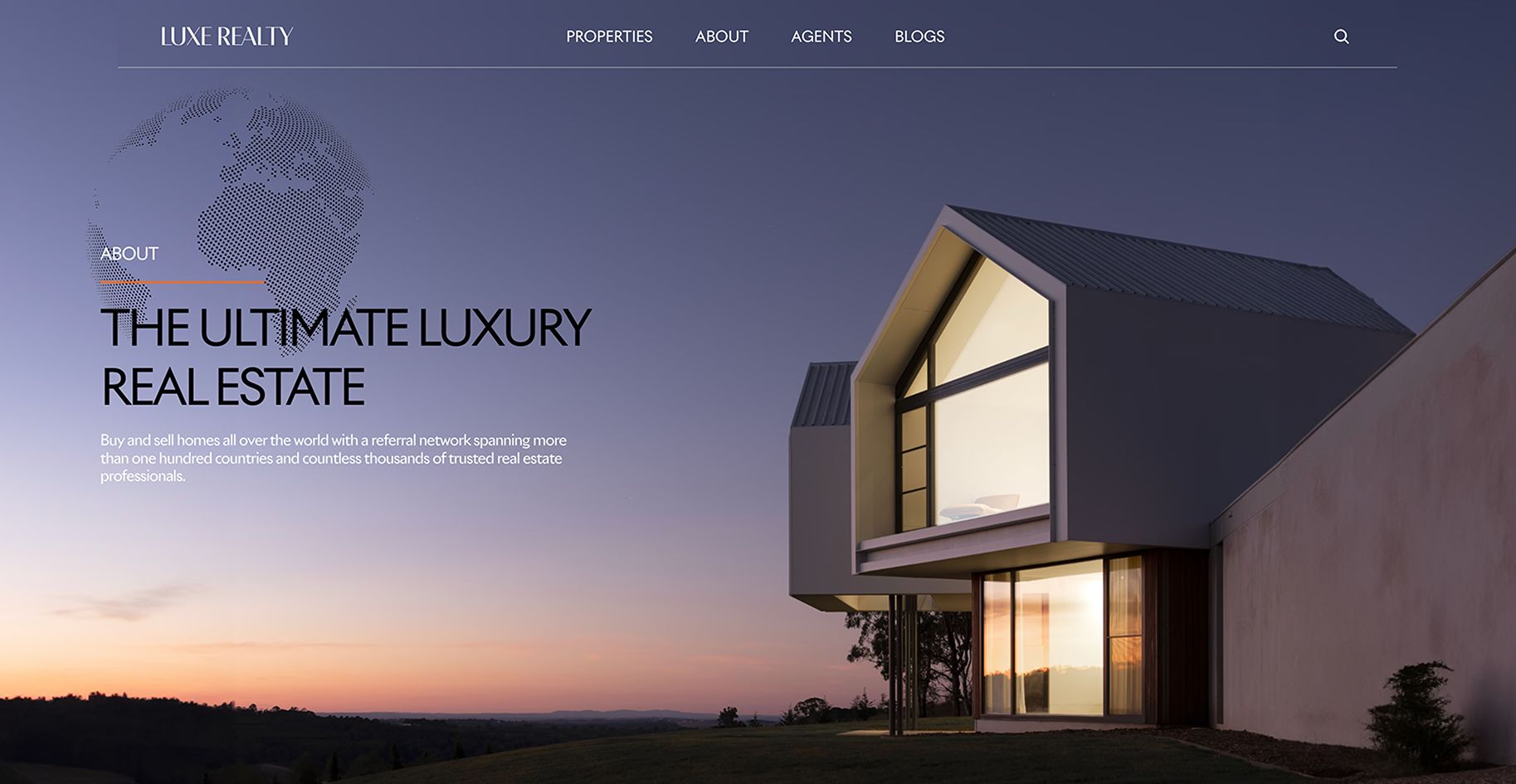Luxe Realty - Framer luxury website template