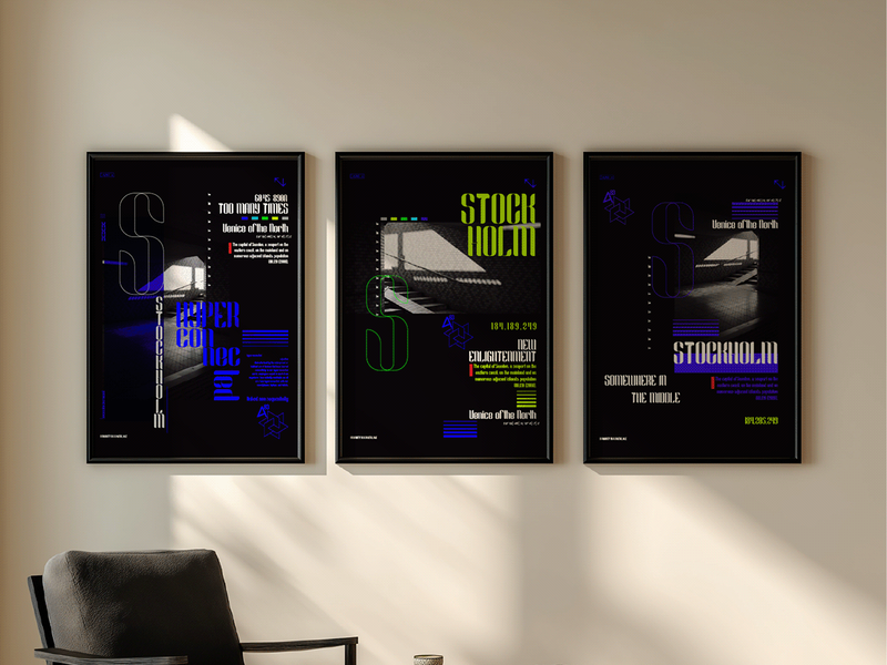 Stockholm — Hyperconnected City Poster Series