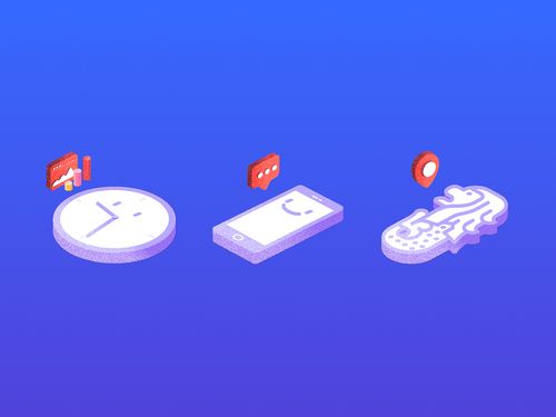 Let’s Stay Connected UI Illustration by Wackymons