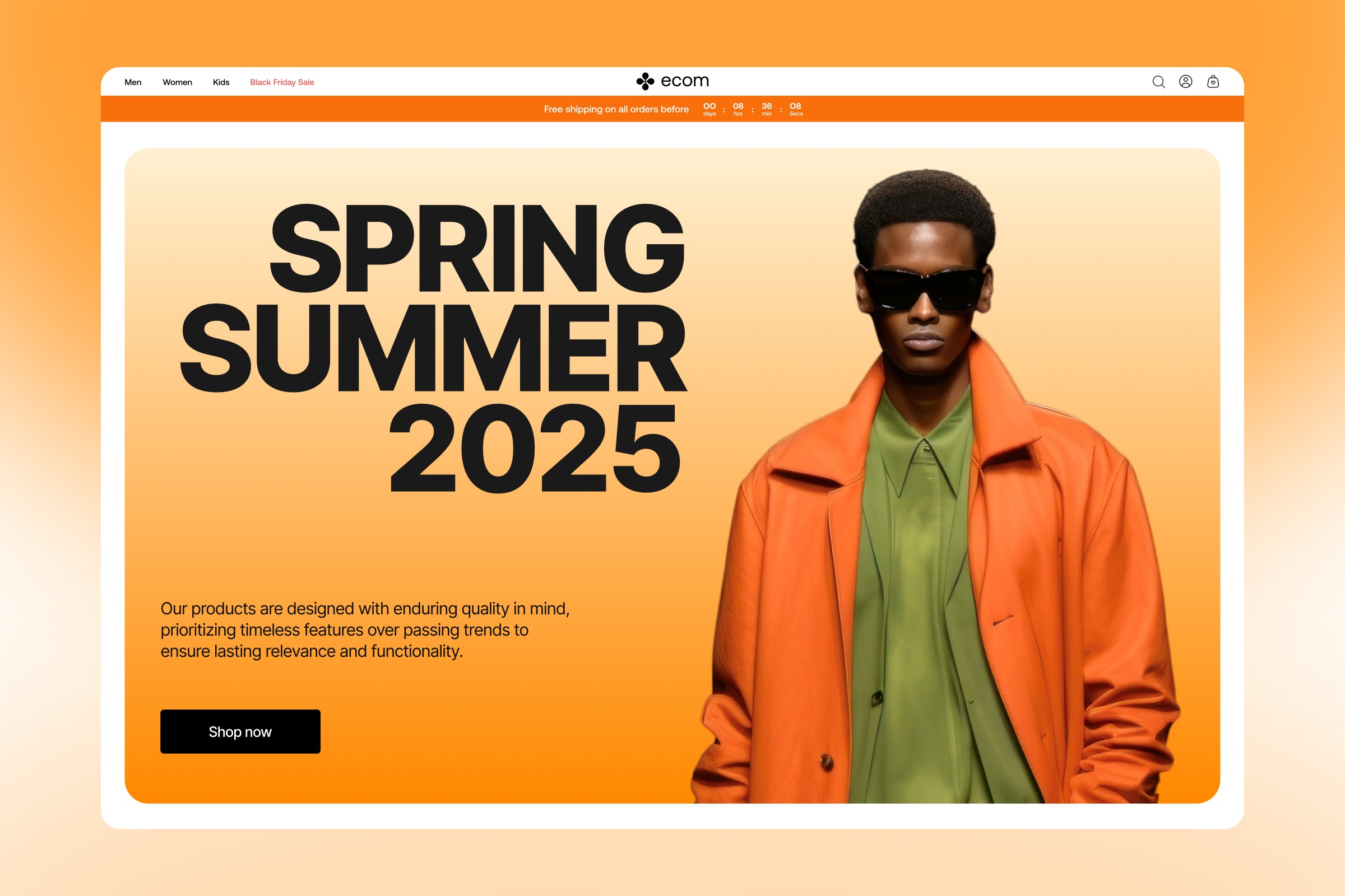 E-commerce Website Design Exploration by Zainstudio on Muzli