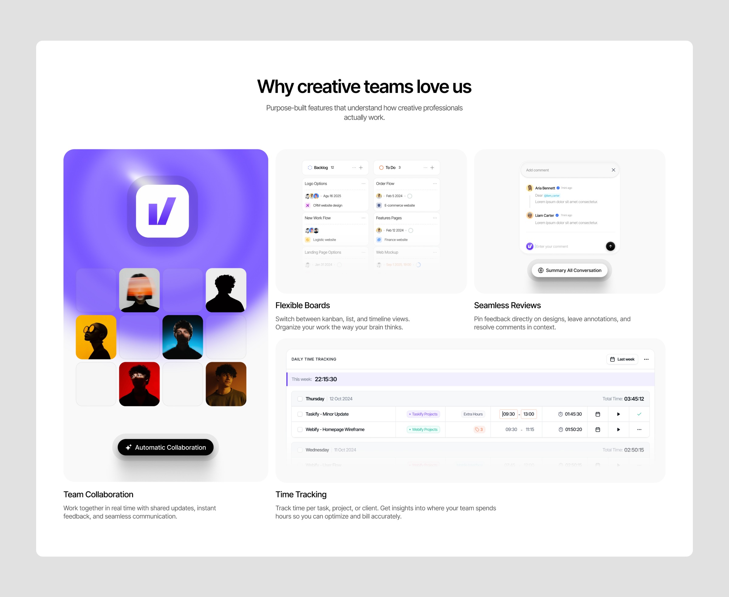 Creative Collaboration Platform — Designing for How Teams Actually Work