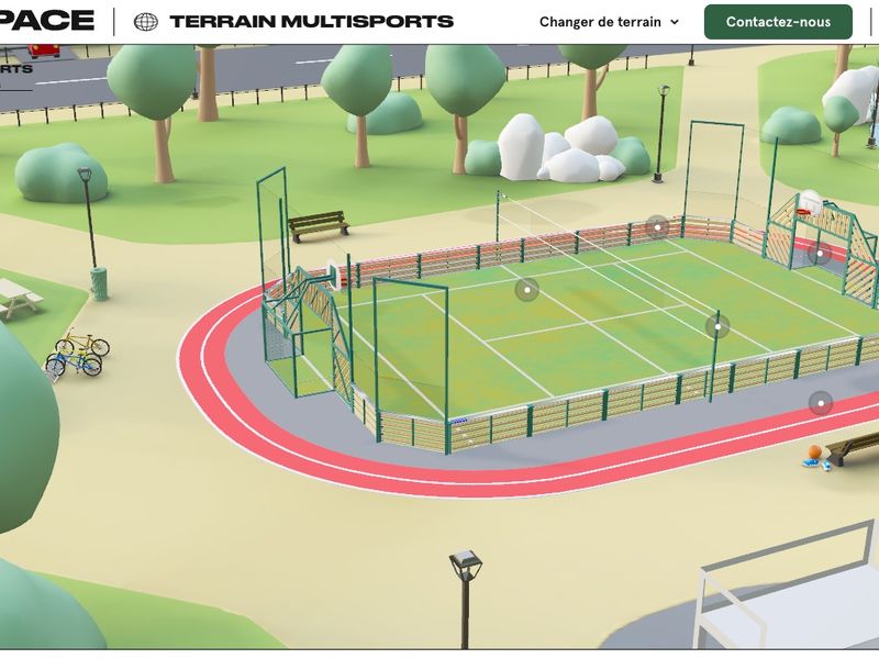 Terrains multisports et de football · Agorespace