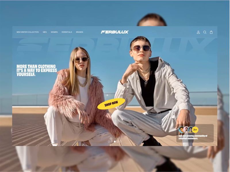 FERBULUX Landing Page Hero Exploration