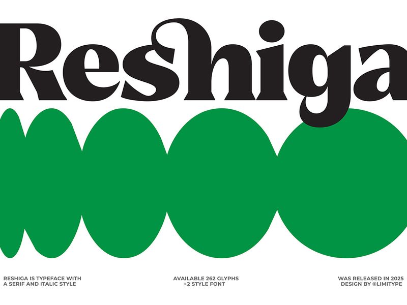 Reshiga - Serif Font