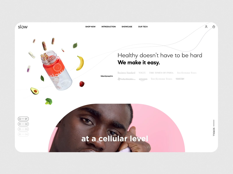 Website: Health Landing Page by QClay