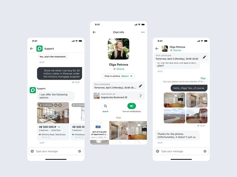 Real estate chat