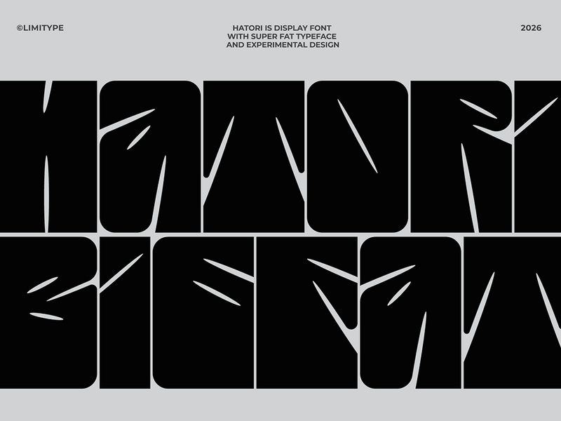 Hatori - Display Font