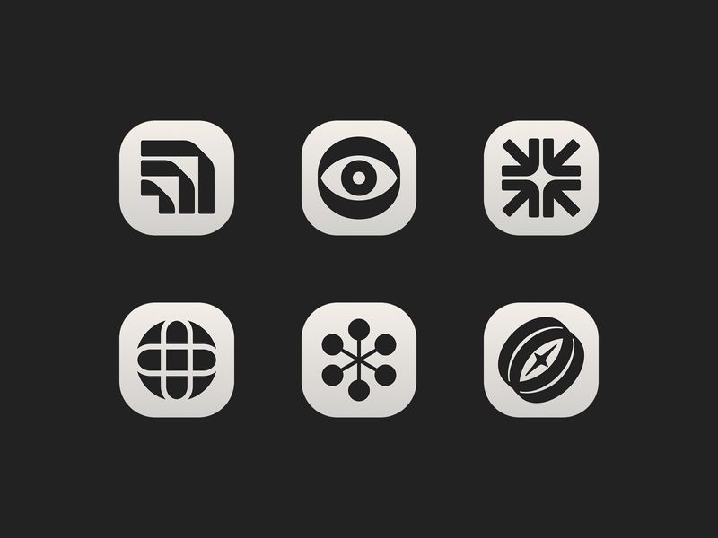 Brutalism Icons