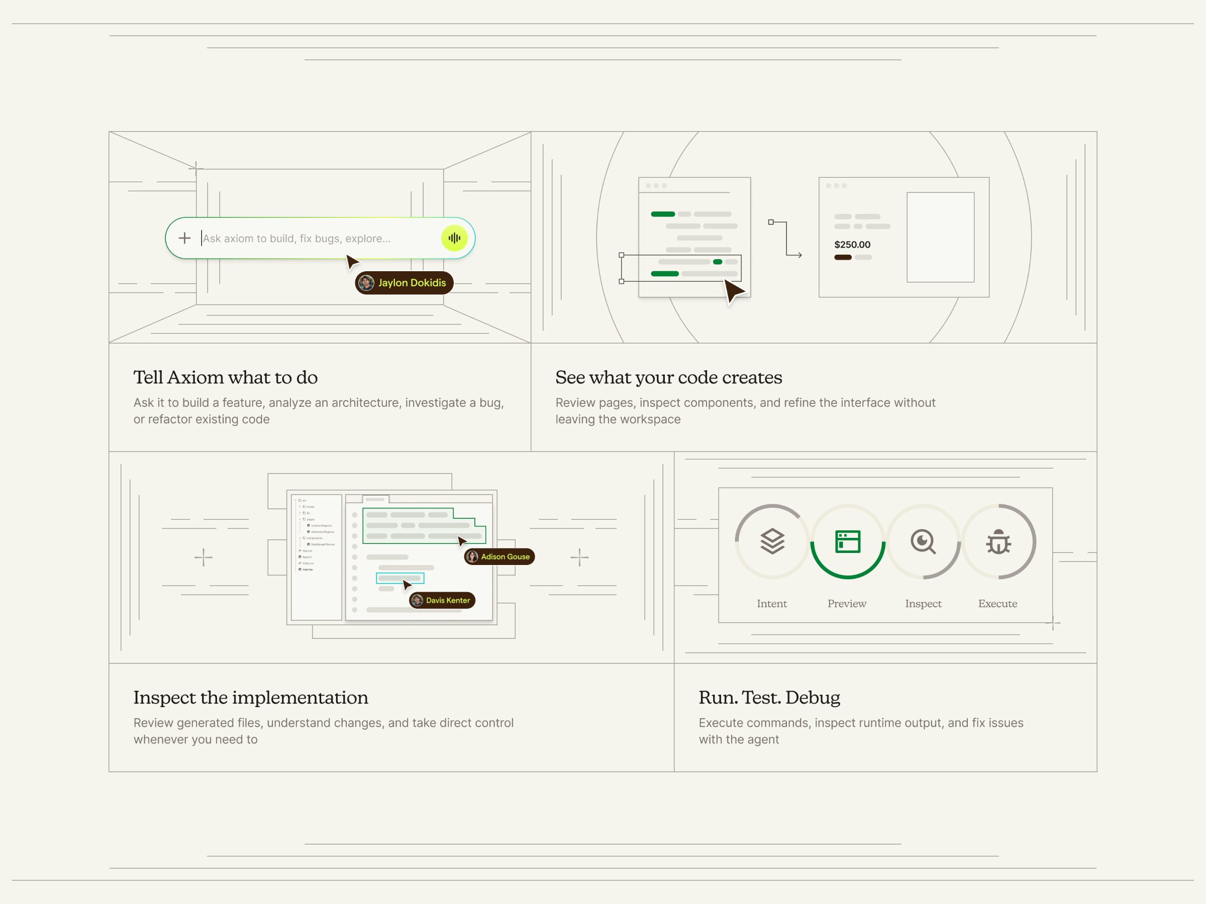 Axiom - AI Agent Website Homepage Image 1