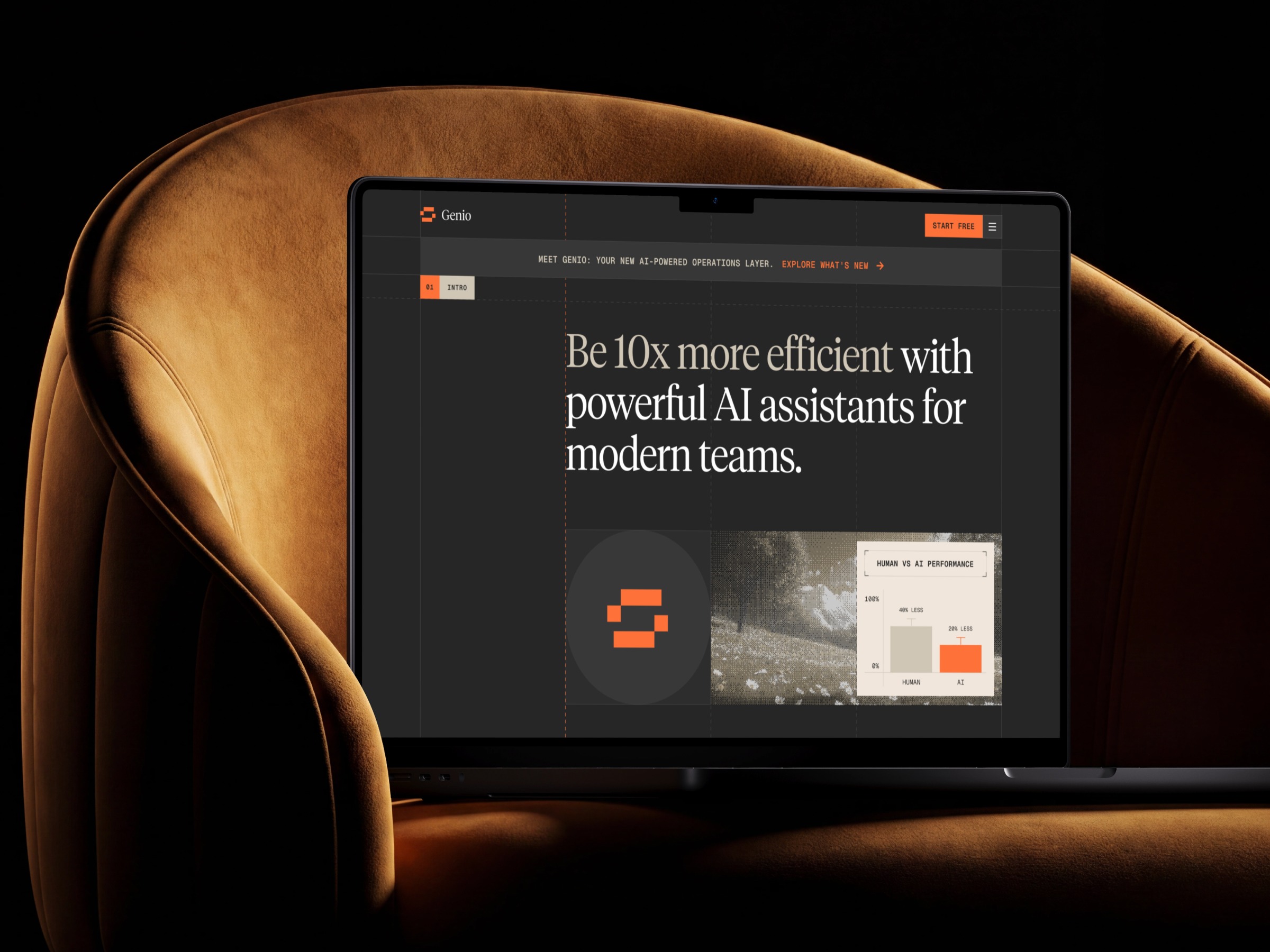 Genio - AI Operations Platform Homepage Image 3