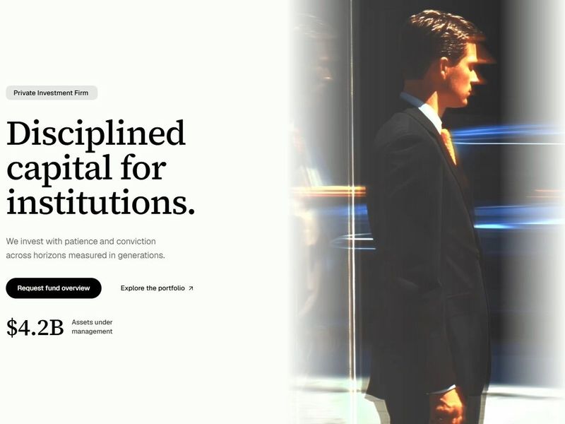 Stills — Institutional Investment Framer Template for Private Equity & Venture Capital