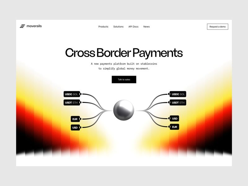web desing: stablecoin payments