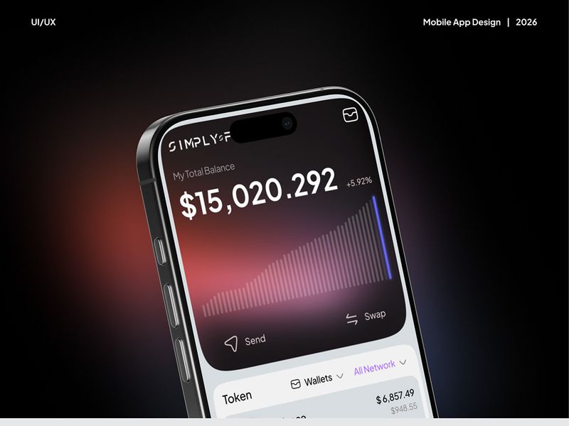 Crypto Wallet Mobile App - UX/UI Design