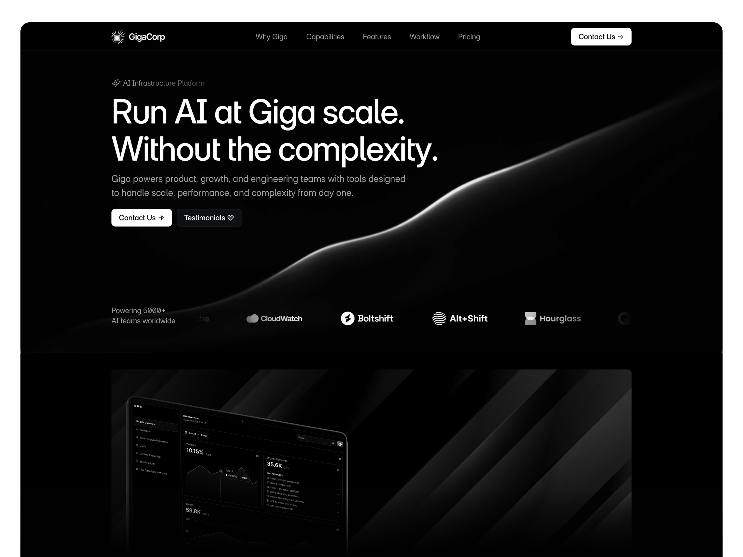 Giga – Premium AI Framer Template