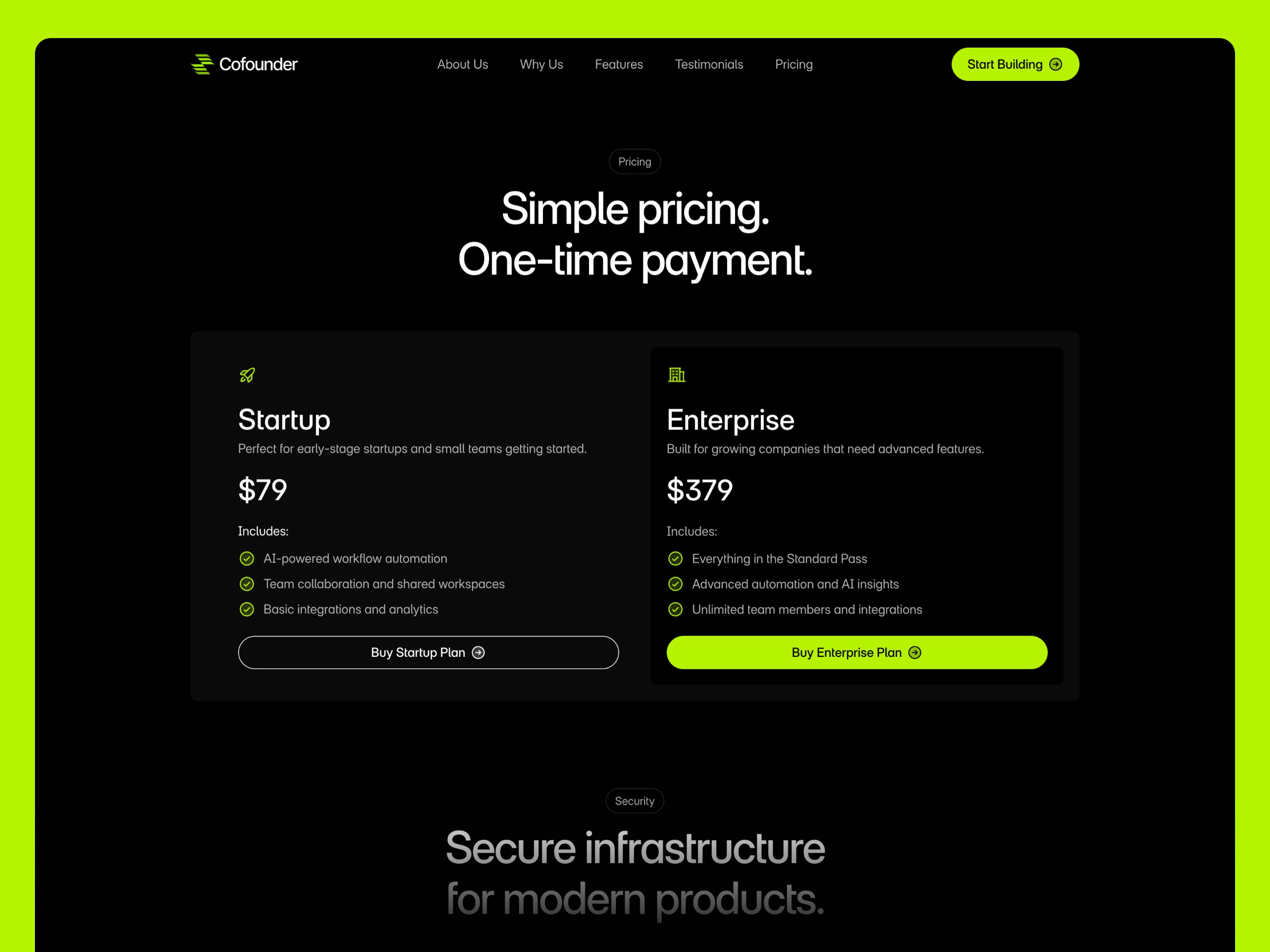 Cofounder - Free AI SaaS Framer Template for Startups Image 0